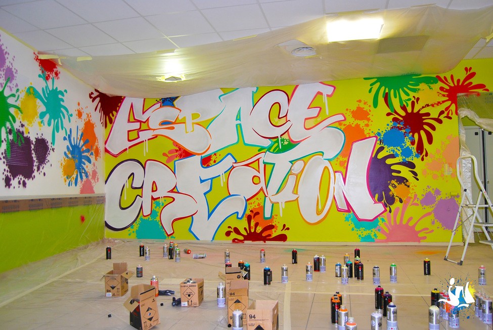 Graffiti cantine scolaire